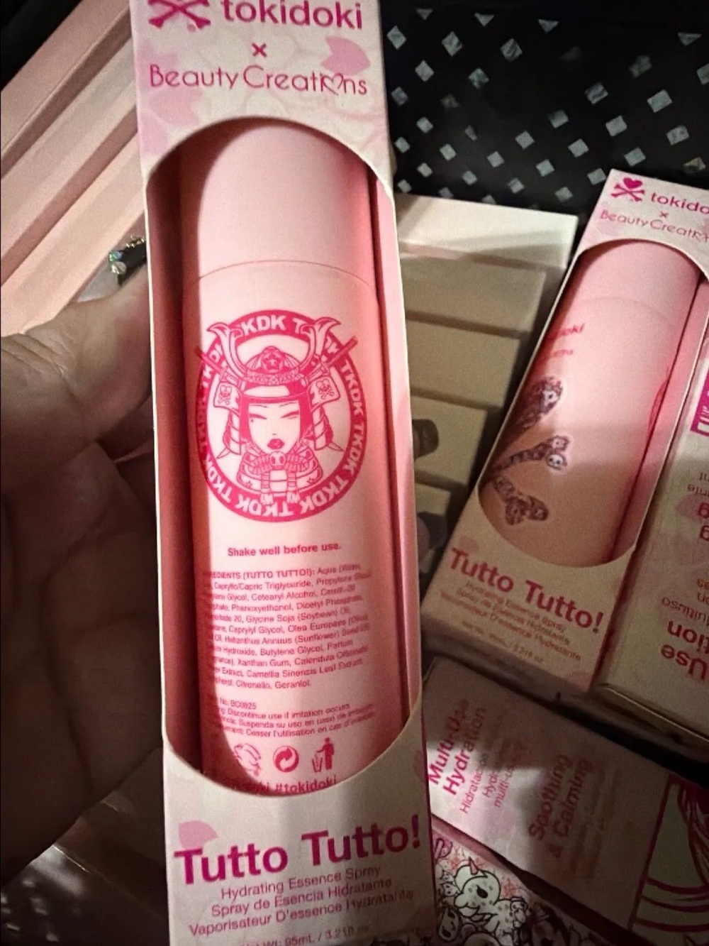 tokidoki Tutto Tutto! Hydrating Essence Spray β pink